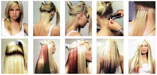 CAP Fusion hair extensions - how we apply them to your hair. The SO.CAP.