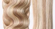 Platinum Seamless Hair Extentions Straight and Beautifully Wavy Examples